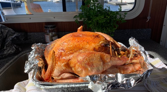 Our First Thanksgiving On Board Esmeralde